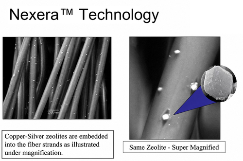 Nexera&trade; zeolite antimicrobial agent (click to enlarge)